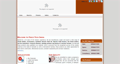 Desktop Screenshot of preci-techindia.com